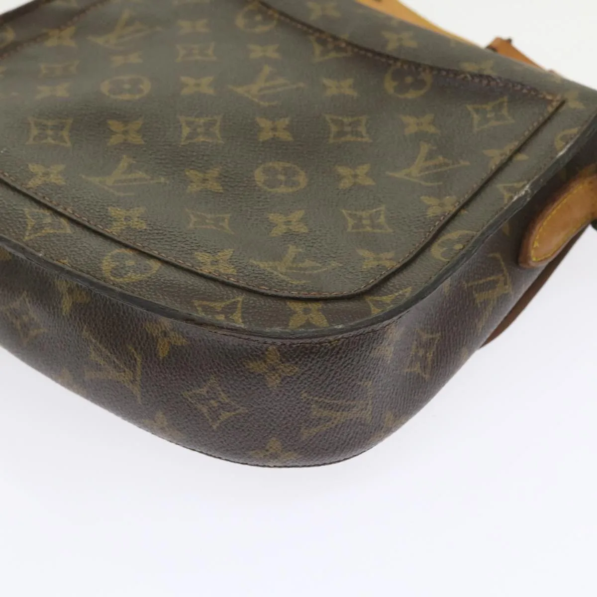 Trendy Inspired Louis Vuitton Monogram Saint Cloud Gm Shoulder Bag M51242 Lv Auth Bs9407