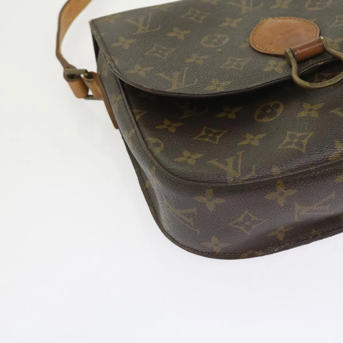 Trendy Inspired Louis Vuitton Monogram Saint Cloud Gm Shoulder Bag M51242 Lv Auth Bs9407