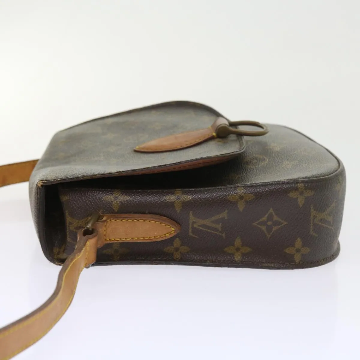 Trendy Inspired Louis Vuitton Monogram Saint Cloud Gm Shoulder Bag M51242 Lv Auth Bs9407