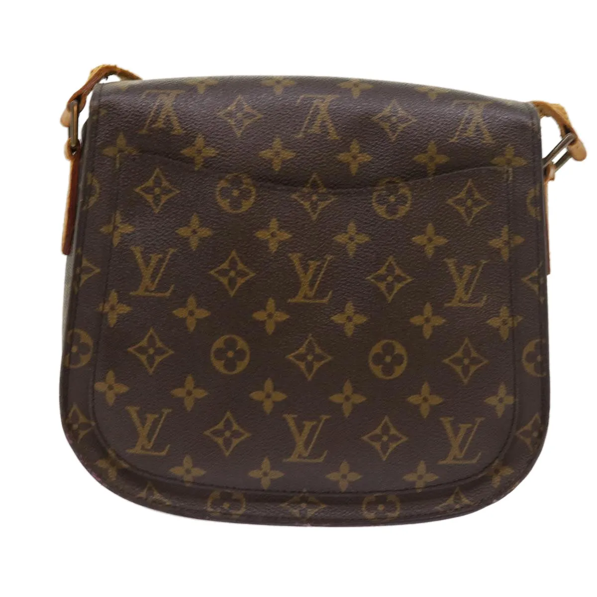 Trendy Inspired Louis Vuitton Monogram Saint Cloud Gm Shoulder Bag M51242 Lv Auth Th4045