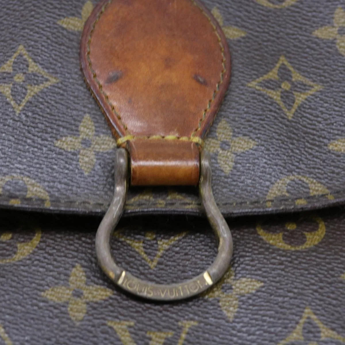 Trendy Inspired Louis Vuitton Monogram Saint Cloud Gm Shoulder Bag M51242 Lv Auth Th4045