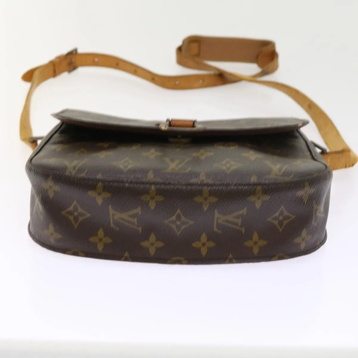 Trendy Inspired Louis Vuitton Monogram Saint Cloud Gm Shoulder Bag M51242 Lv Auth Th4045