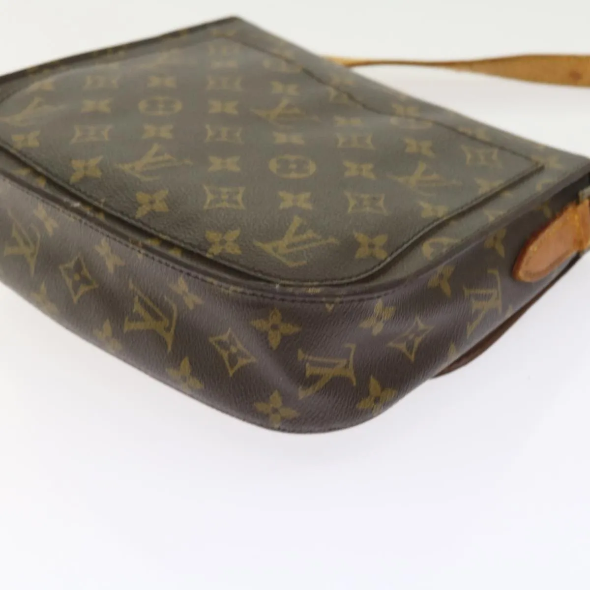 Trendy Inspired Louis Vuitton Monogram Saint Cloud Gm Shoulder Bag M51242 Lv Auth Th4045