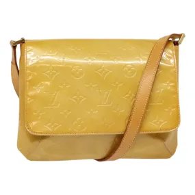 Trendy Inspired Louis Vuitton Monogram Vernis Thompson Street Bag Beige M91301 Lv Auth Bs17410