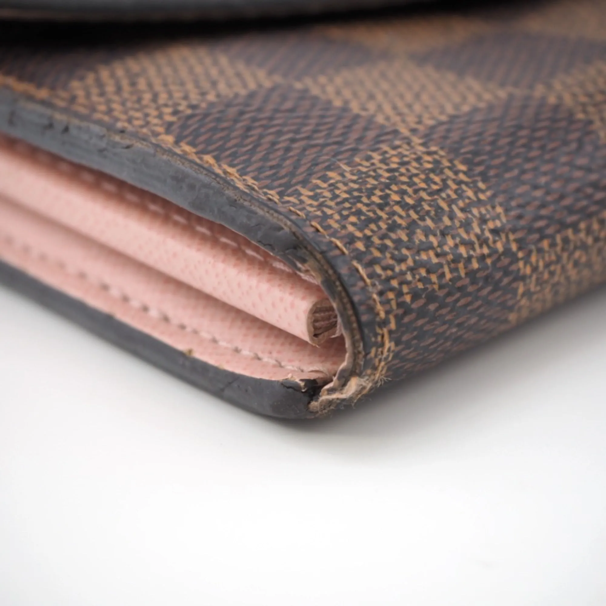 Trendy Inspired Louis Vuitton N60114 Portefeuil Sarah Damier Long Wallet Brown Women's