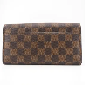 Trendy Inspired Louis Vuitton N60114 Portefeuil Sarah Damier Long Wallet Brown Women's