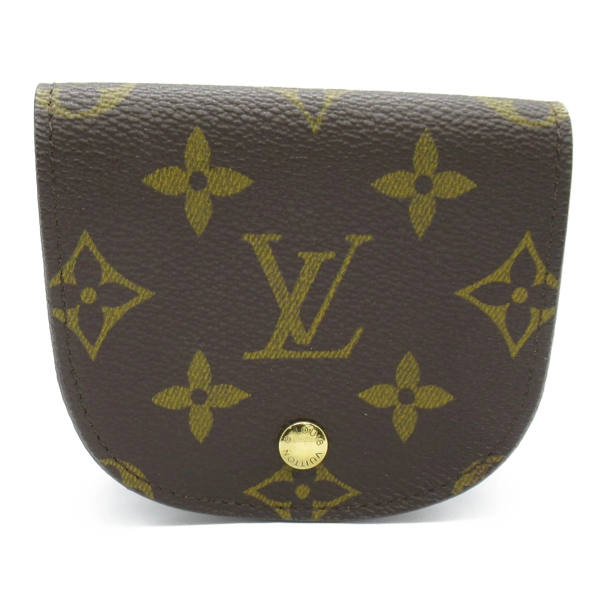 Trendy Inspired Louis Vuitton Portomonet Guze Brown Monogram Pvc Coated Canvas M61970