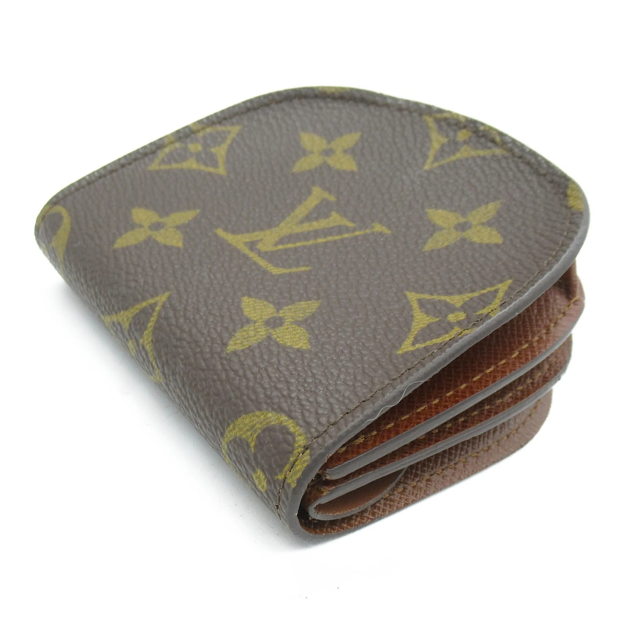 Trendy Inspired Louis Vuitton Portomonet Guze Brown Monogram Pvc Coated Canvas M61970