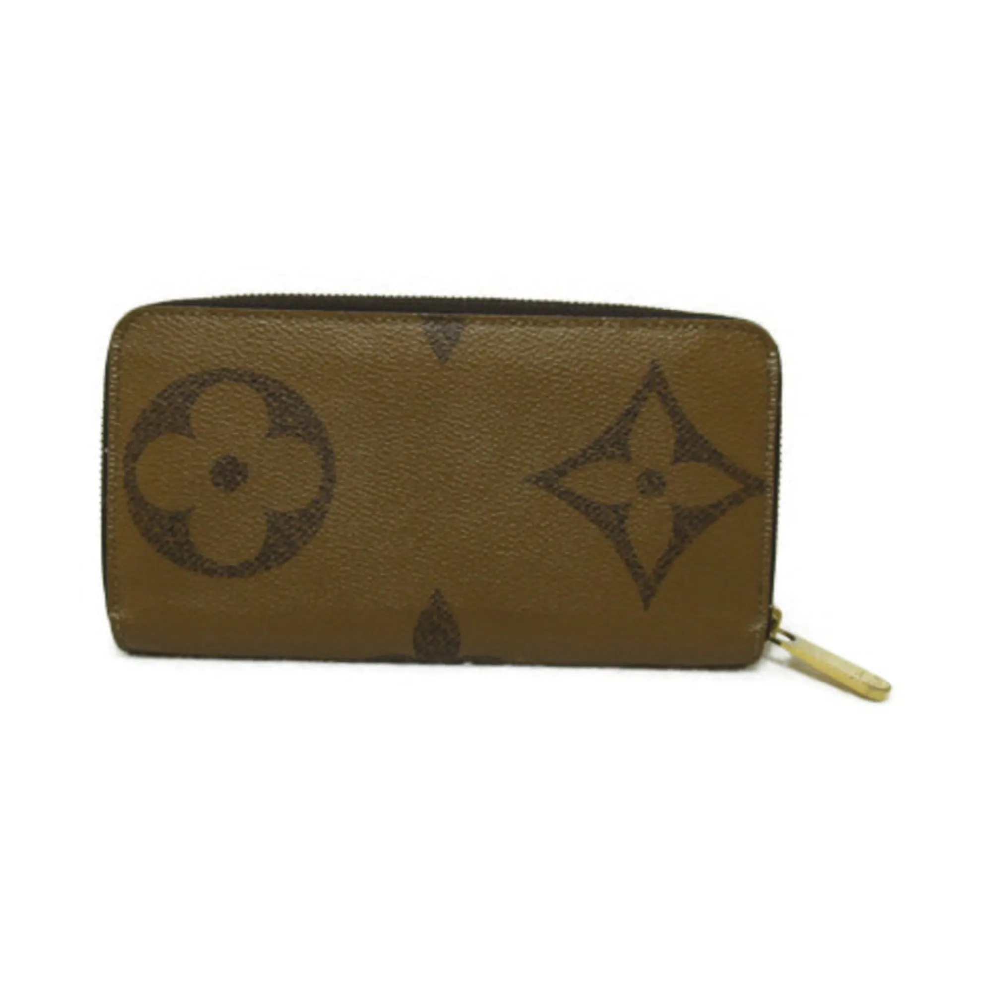 Trendy Inspired Louis Vuitton Zippy Wallet Brown Monogram / Giant Reverse Pvc Coated Canvas M69353