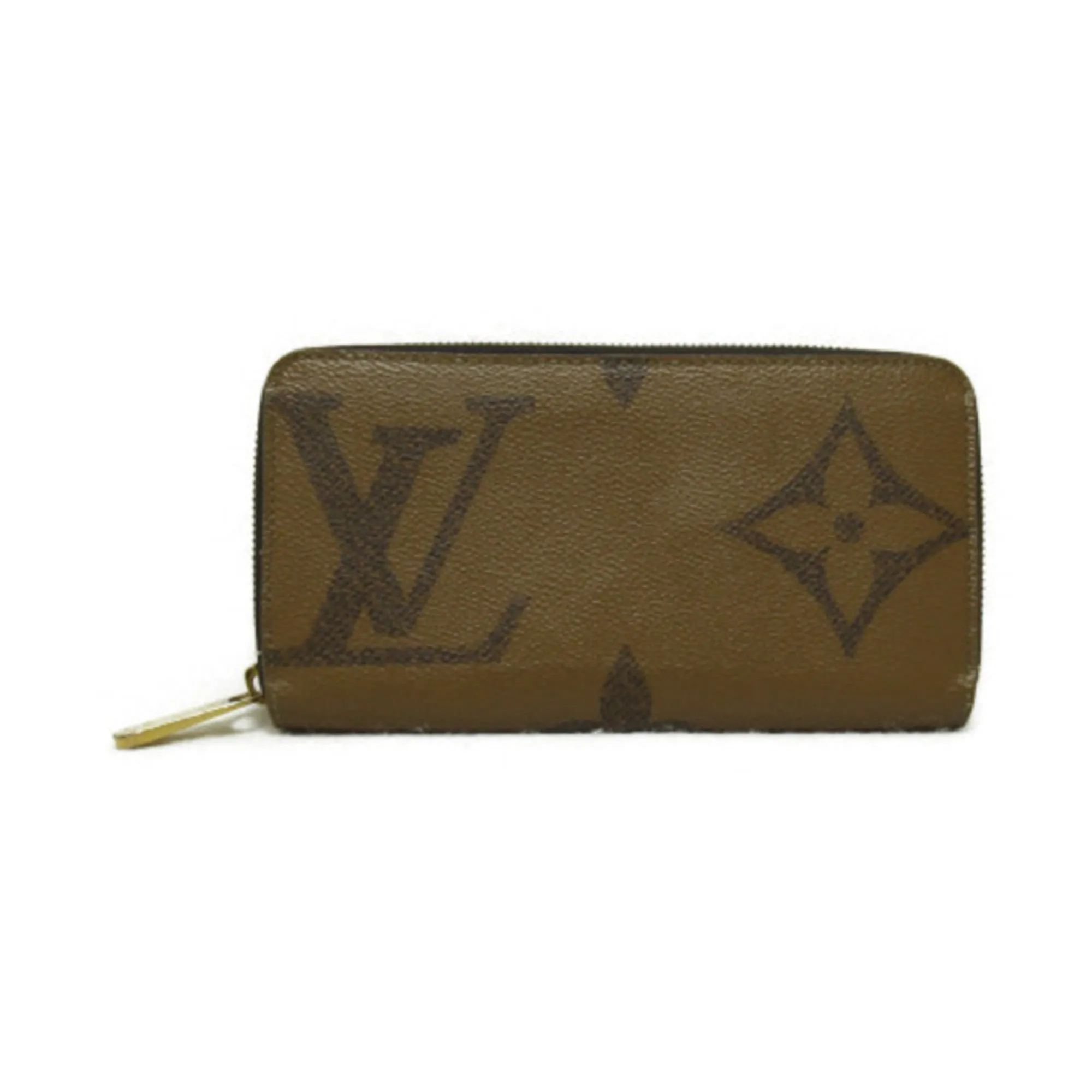 Trendy Inspired Louis Vuitton Zippy Wallet Brown Monogram / Giant Reverse Pvc Coated Canvas M69353