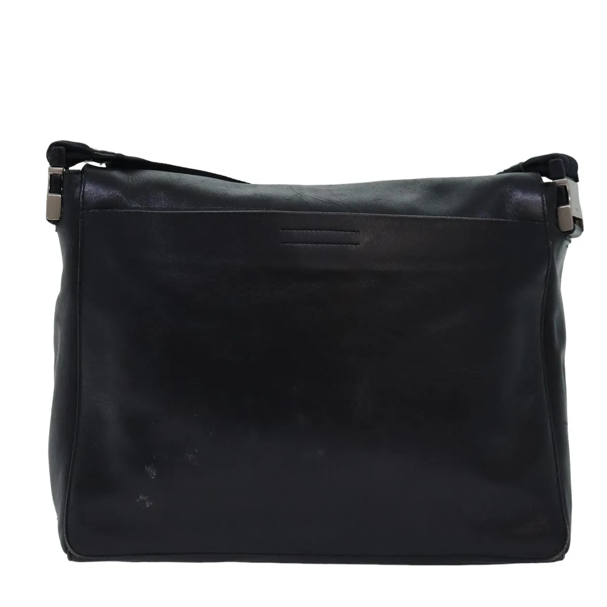 Trendy Inspired Prada Shoulder Bag Leather Black Auth Bs14610