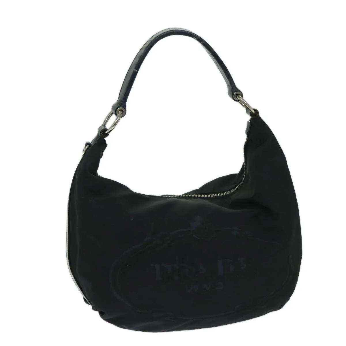 Trendy Inspired Prada Shoulder Bag Nylon Black Auth Am5930