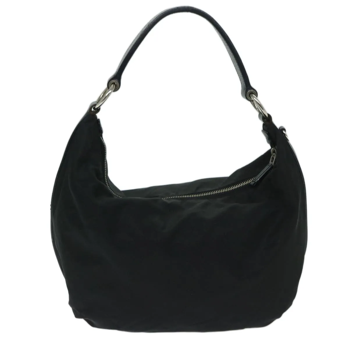 Trendy Inspired Prada Shoulder Bag Nylon Black Auth Am5930