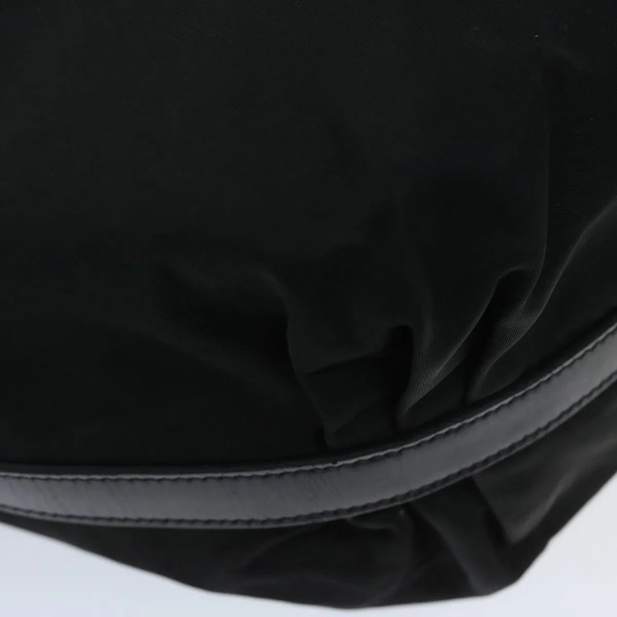 Trendy Inspired Prada Shoulder Bag Nylon Black Auth Am5930