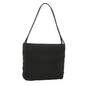 Trendy Inspired Prada Shoulder Bag Nylon Black Auth Bs12830